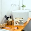 Mr. & Mrs. Panda Make-Up Bag Hedgehog Chestnuts, White, Hand