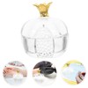 FUNOMOCYA Crystal Nail Art Cup Pomegranate Lid Dappen Dish for