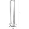 Wrobic Capsule Holder Capsule Stand Rotating Straight Holder for 40