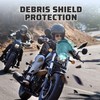 Motorcycle Windshield Deflector with Bracket Windscreen Fit for Rebel 500
