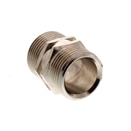 Brasshards Chrome Hex Nipple, 20 mm Size