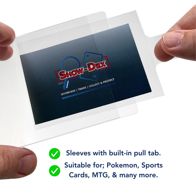 Show-Dex Semi Rigid Card Holders & Pull Tab Sleeves 50