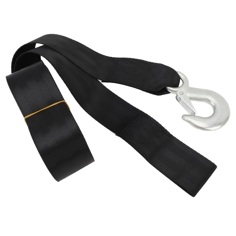 Heavy Duty Winch Strap with Hook 3500lb Load Boat Trailer