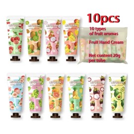 Crema Para Manos Aroma Frutal 10 Piezas 20g C/u Fruit