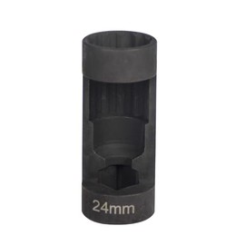 Strut Nut Socket 24mm with 12 Point 1/2" Drive, Suspension Strut Nut Socket Tool for Hex Wrench