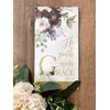 Pearls of Parchment Golden Grace Floral and Eucalyptus Buffet Paper