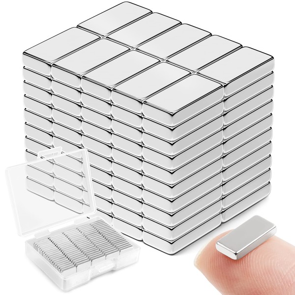 FINDMAG 100Pcs Strong Neodymium Magnets Bar, Heavy Duty Rare Earth