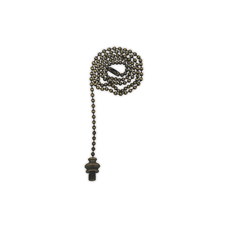 Royal Designs, Inc. Celling Fan Pull Chain Extension with Finial