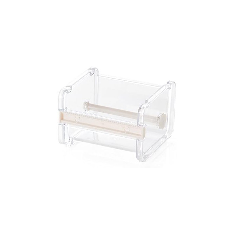 1Pc Clear Visible Washi Packaging Tape Dispenser,Office Tape Holder,Tape Holder