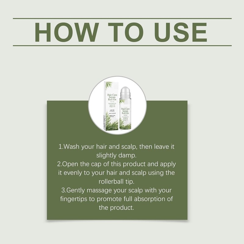 Rosemary Hair Thicker Serum Roll On, Serums Nutritivos para el