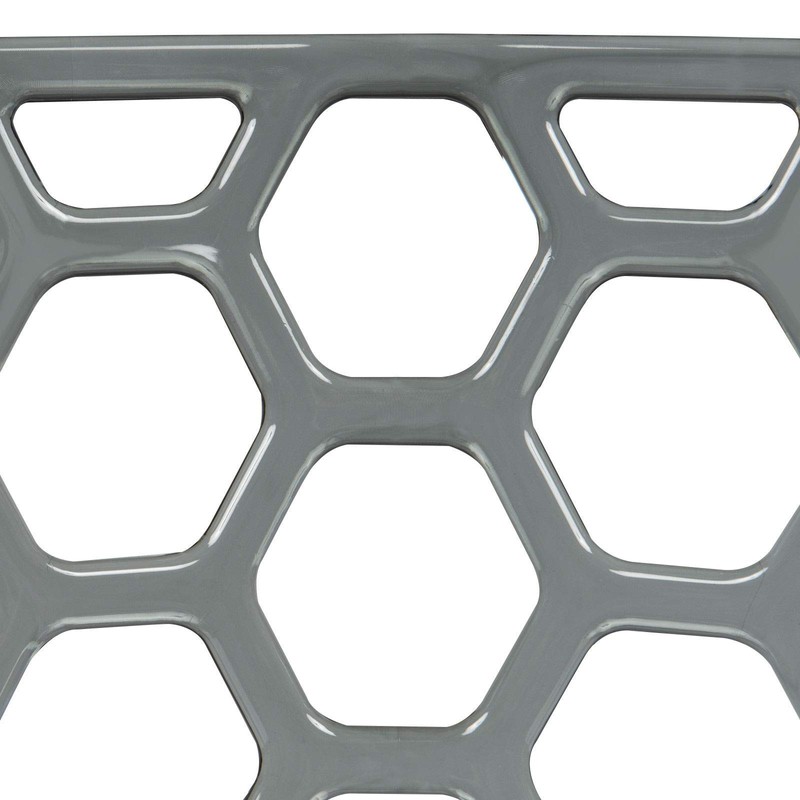 LeisureMod Dynamic Collection Stackable Acrylic Dining Chair - Transparent Black