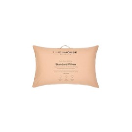 Linen House 80 Duck/20 Feather 600 GSM Duck Down Pillow, Standard