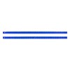 Alumicolor Aluminum Straight Edge with Center Finding Back, 36IN, Blue
