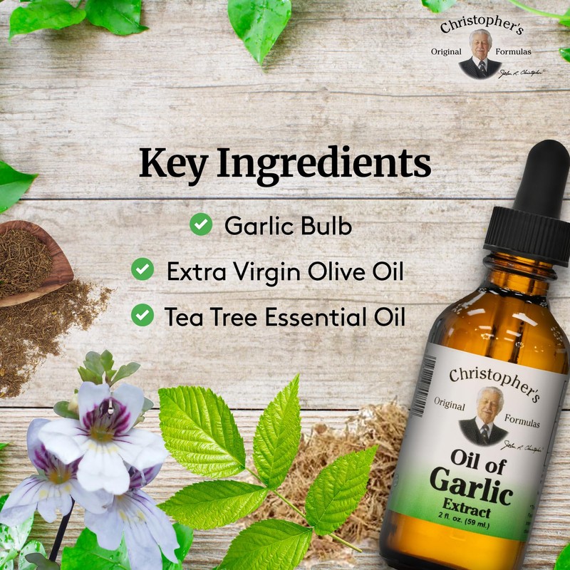 Christopher's Original Formulas Oil of Garlic Extract 2 Ounces -