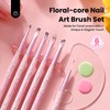 Beetles Gel Polish Nail Art Brushes Set - 6 Pcs