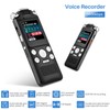 Docooler 8GB Voice Recorder, Noise Cancelling Audio Recorder, Dual Microphone