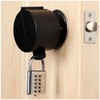 Posnaland Round Door Handle Locking Device, Door Handle Lock Cover,