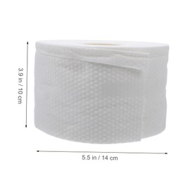 SAFIGLE 1Roll Disposable Facial Thick Dual Use Skin Scrubber Tissue for Gentle Makeup Removal and Cleansing for Home Salon Use Random Packaging