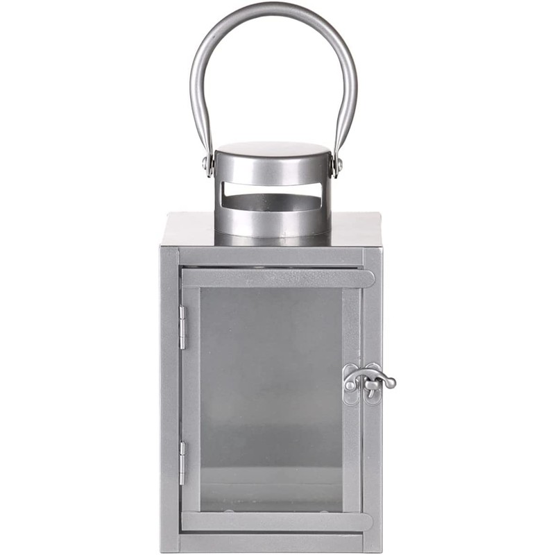 Esschert Design Wall Lantern Silver-Coloured 23 cm - Metal and