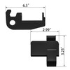 TIOYAR Tacoma Front Tow Hook Mount Bracket and D-Ring Compatible