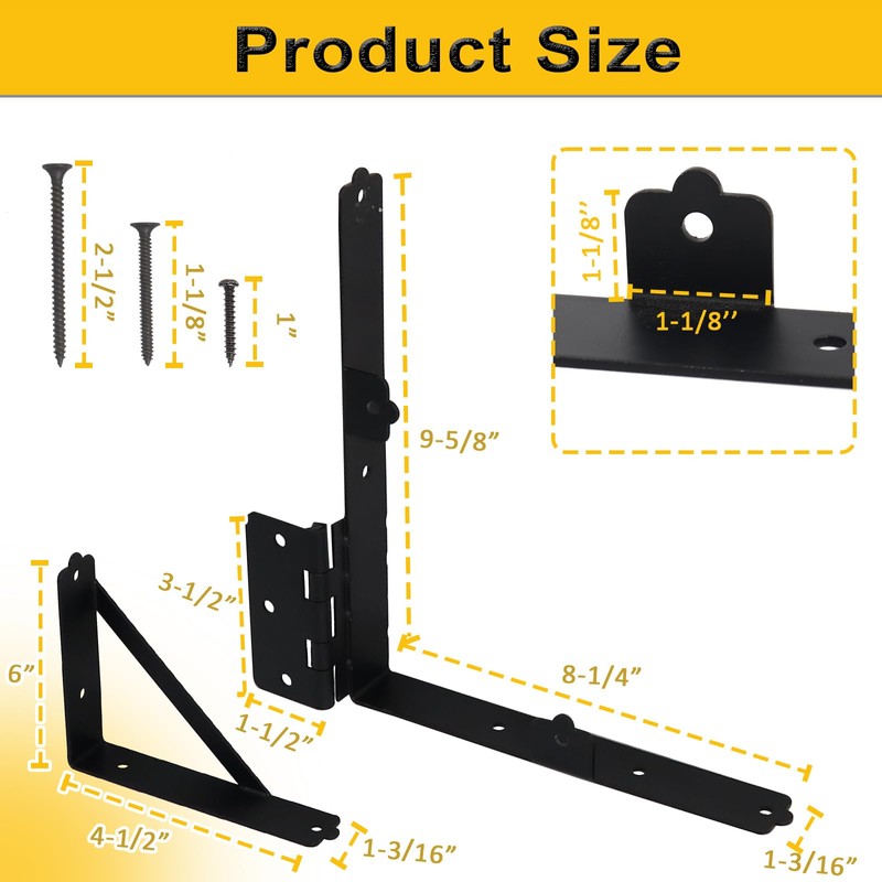 Anti Sag Fence Gate Kit Heavy Duty Gate Corner Brace