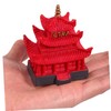 BUGUUYO Aquarium Pagoda Decorations Resin Fish House Ornaments for Tank