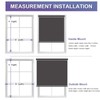 MYshade Custom Blackout Roller Shades for Indoor Windows - Cordless,