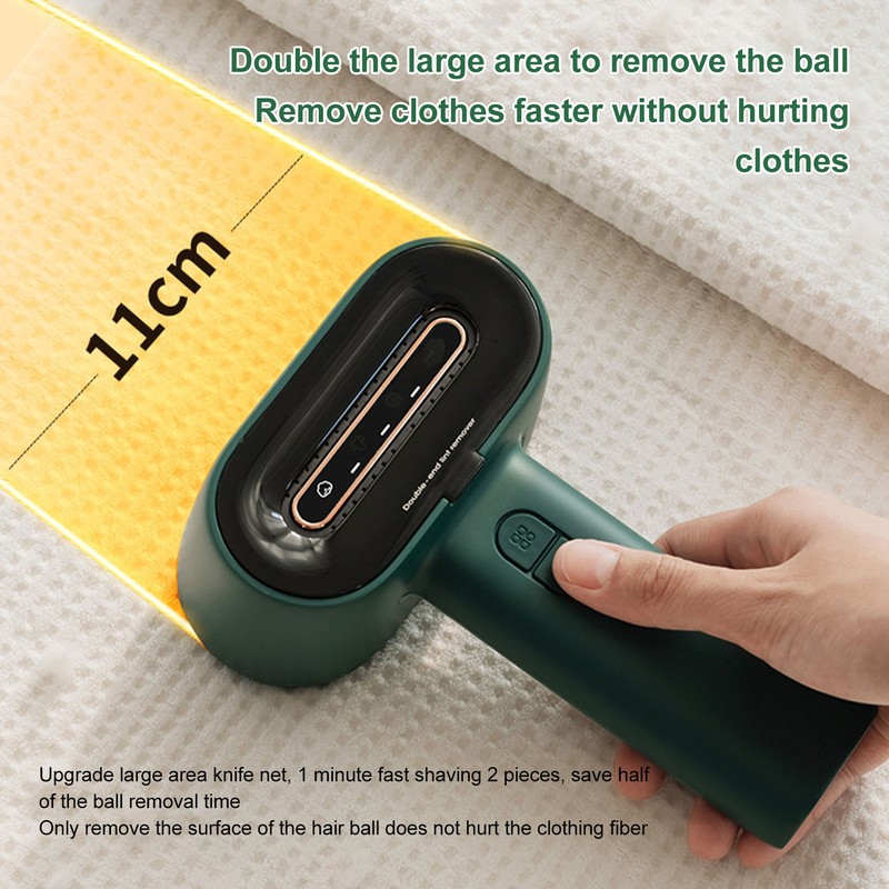 Fabric Shaver Multifunction Efficient 2 in 1 USB Rechargeable Lint