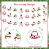 Jollyboom Snowman Party Decorations Banner, 3PCS Snowman Banner Snowflake Bunting