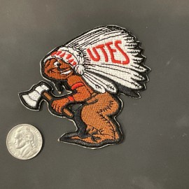 Unbranded Utah Utes Vintage Embroidered Iron On Patch 3” X 3” High QUALITY