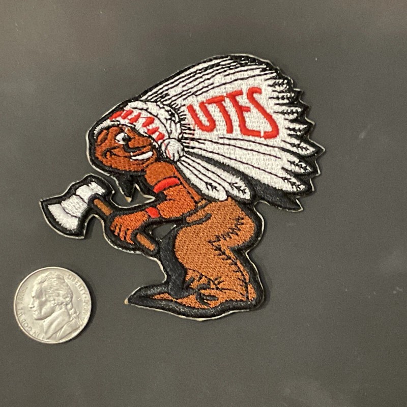 Unbranded Utah Utes Vintage Embroidered Iron On Patch 3” X