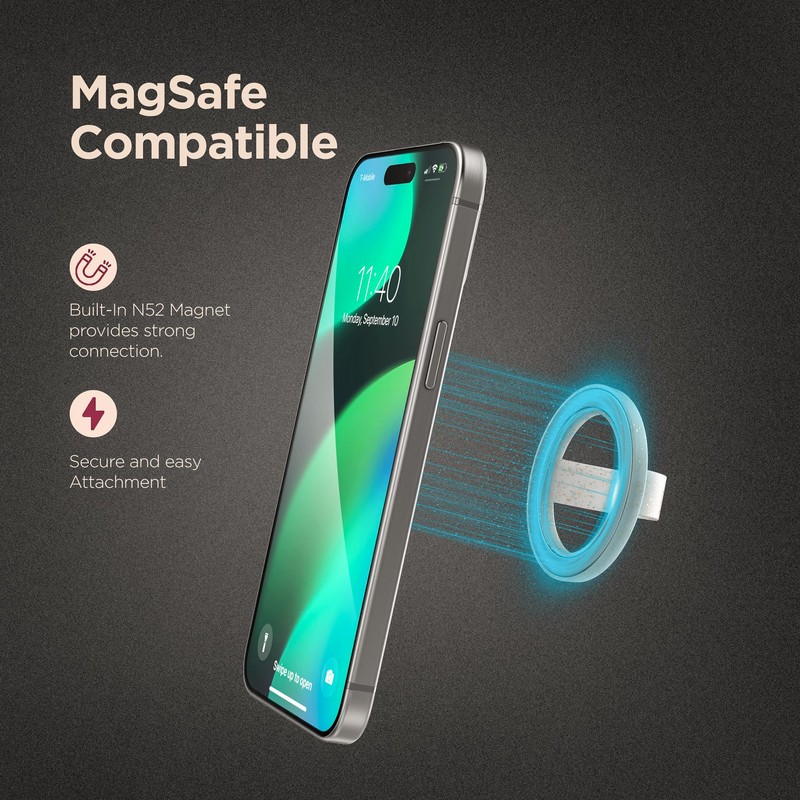 ENCASED Encased Magnetic Phone Grip Holder (Compatible with MagSafe) Thin