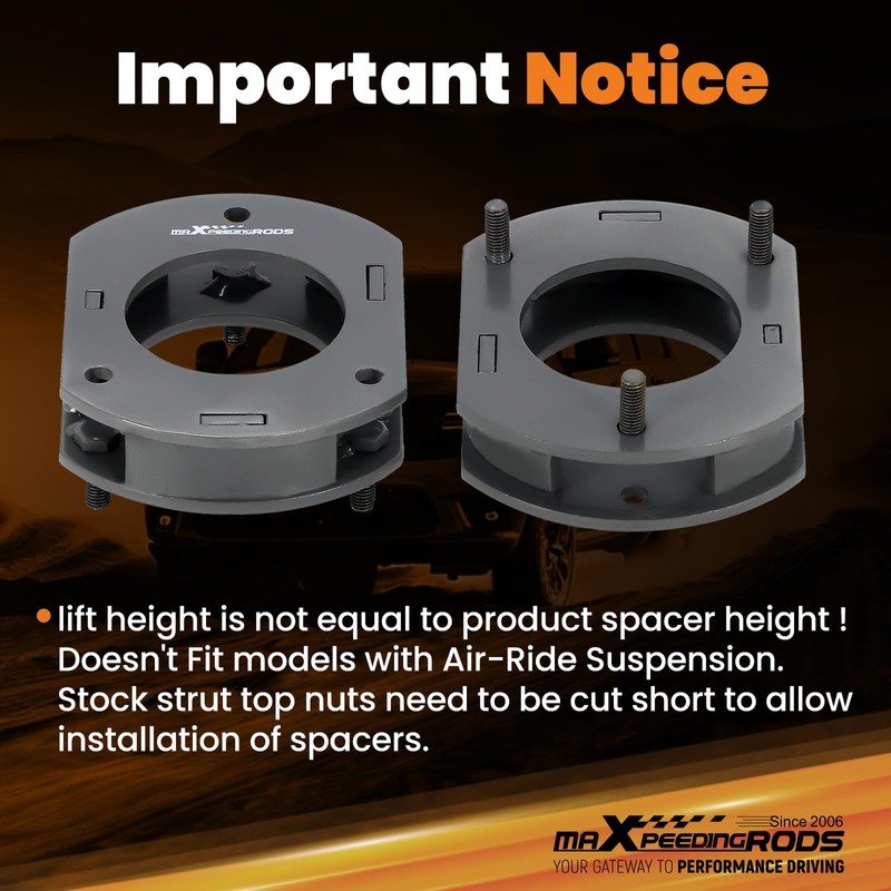 maXpeedingrods 2" Front Leveling Kit for Jeep Grand Cherokee WK2