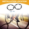 Partuto 2 Pcs Universal Bike Crankset Chain Wheel Cover -