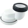 100mm Toilet Offset pan Connector PVC Waste Pipe Connector