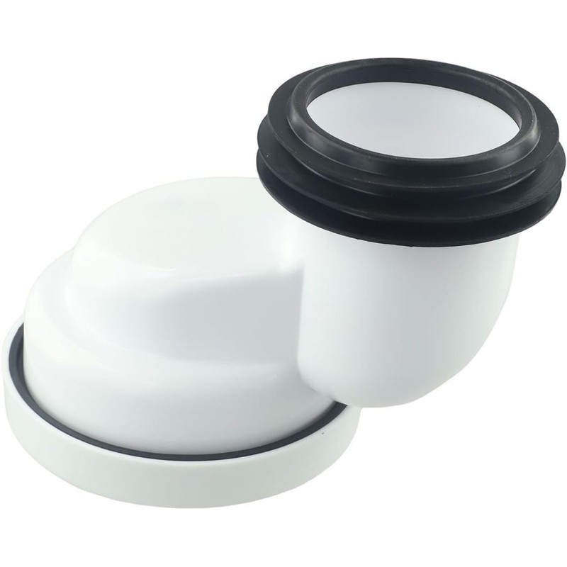 100mm Toilet Offset pan Connector PVC Waste Pipe Connector