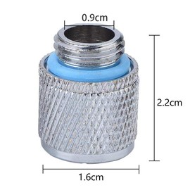 2pcs Water Cooling Fitting Soft Tube Compression Fitting G1/4 Soft Tube Compression Fitting Tube Connector Computer Water Cooling Water Cooling System