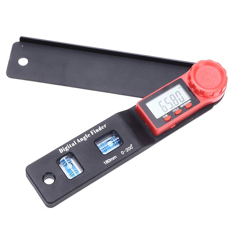 0‑200° Digital Display Angle Finder High Accuracy Electronic Spirit Level