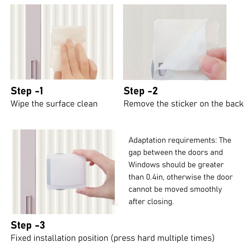 5pcs Sliding Glass Doors Child Lock Baby Security Limiting Device