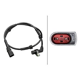 HELLA 6PU 009 106-651 Sensor, wheel speed - 12V - Front Axle left and right - Cable: 785mm