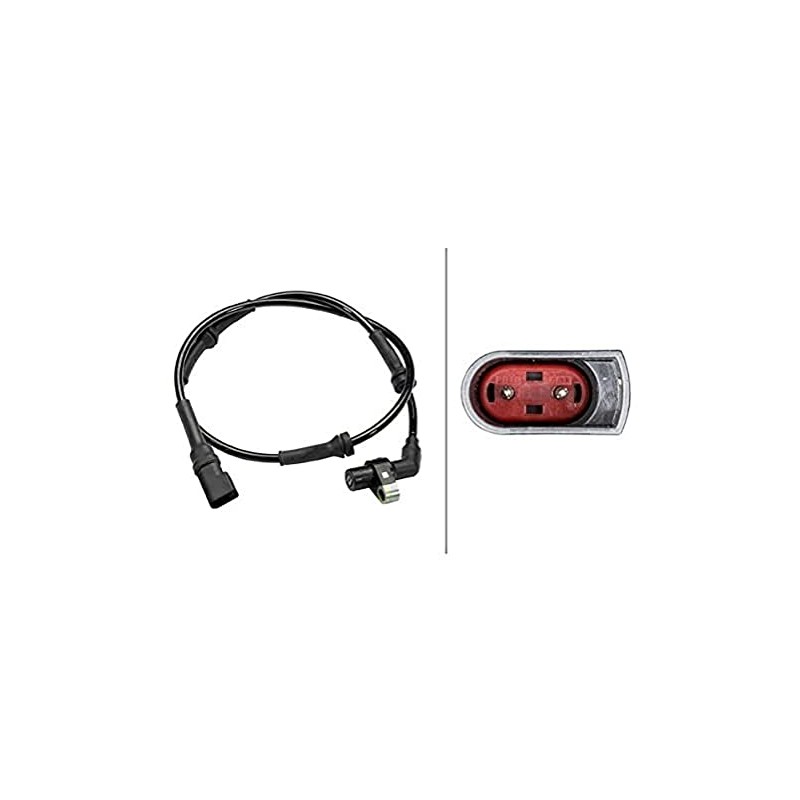 HELLA 6PU 009 106-651 Sensor, wheel speed - 12V -