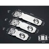 2Pcs 4" Black Heavy Duty Secure Door Latch Hasp and