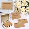Advice and Wishes Cards Box, 50 Pcs Birthday Wedding Baby