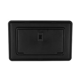 Manufacturers' Select ITC Fontana RV Exterior Shower Kit (Black w/Latching Door and Adapter Plate)