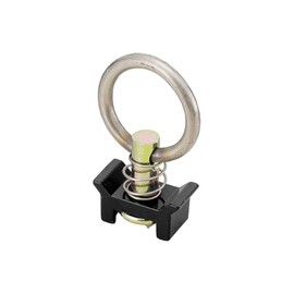 キジマ(Kijima) バイクパーツ ワンタッチリング 1個入り ワンタッチレール用 車両固定 トランポ ブラック 303-0041B