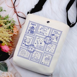 G2TUP TV Show Inspired Gift Trixie & Katya Stamps Tote Bag Drags Queen Fans Handbag Comedy Fans Gift (Trixie & Katya -x)