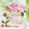 20pcs Exclusive Napkins for Decoupage Event Lunch Cup of Roses Vintage Art Craft SLOG 048301