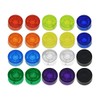 Geieold 20Pcs Effect Pedal Protection Caps Colorful Guitar Effect Pedal