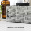 [Larger Compartments] Toilet Tank Topper Paper Basket - Multiuse Hand