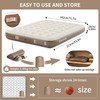Naturehike California King Size Air Mattress with Built-in USB Rechargeable